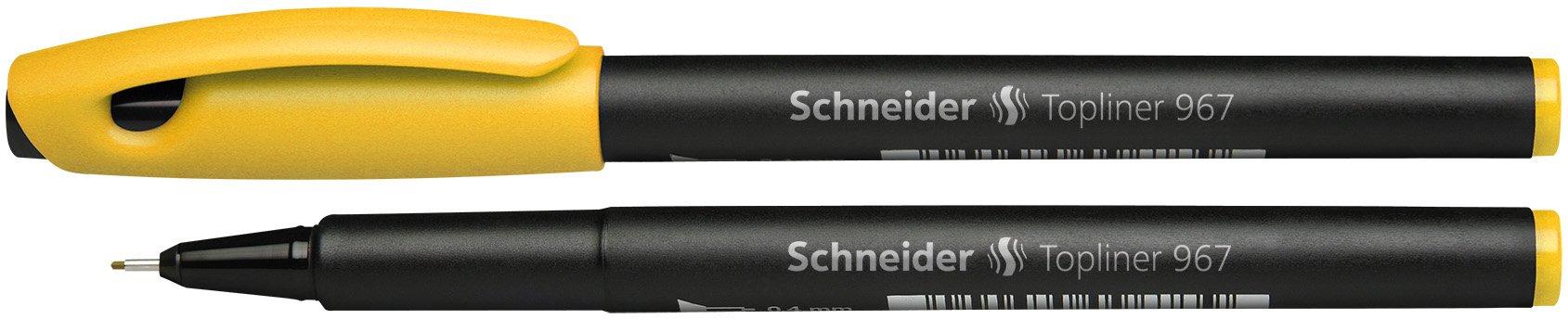 Schneider Topliner 967 Fineliner Line Width 0.4 mm Pack of 1 Yellow