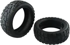 Pneu off-road sem câmara de 10 x 2,75 a 6,5 para scooter elétrica, pneu de scooter de 25 cm x 2,70 x 6,5, substituição de pneu sem câmara de borracha à prova de desgaste para aplicações off-road (2