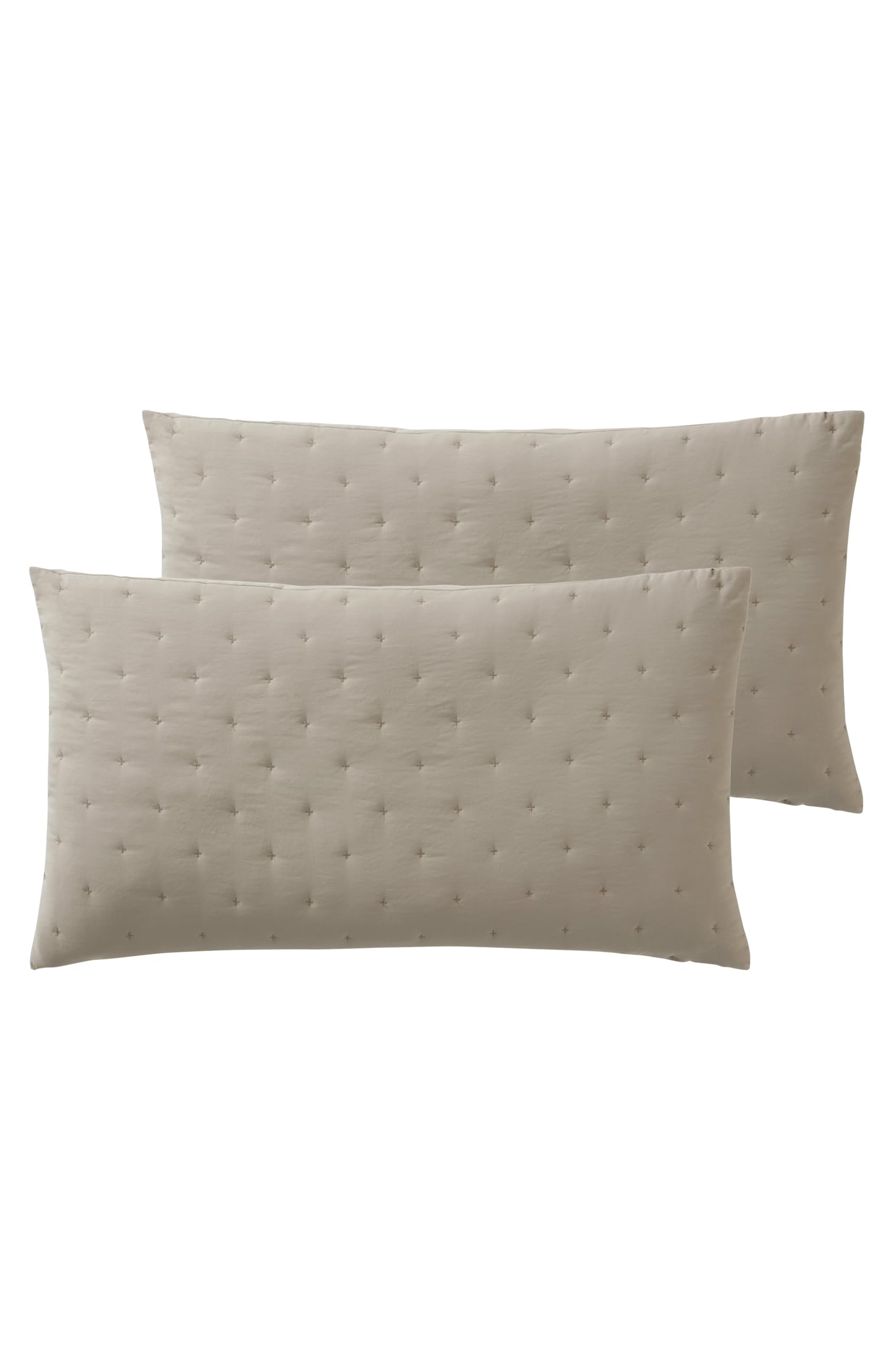 Renforcé kussensloop, set van 2, 50 x 75 cm, wijnrood, 100% katoen met