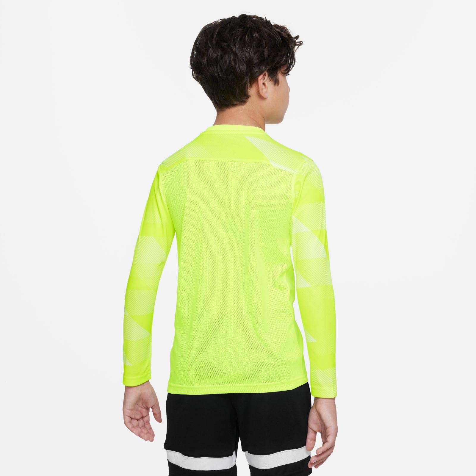 Nike chłopięcy Y NK DRY PARK IV JSY LS GK koszulka z długim rękawem, wolt/biały/(czarny), L