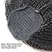 Luwigs Afro Kinky Curly 4B 4C Clip-in Top Closure Ponytail African American Human Virgin Hair Extension Drawstring Puff Ponytail Hairpiece Natural Color (14 inches, Afro Kinky Curly 4B 4C)