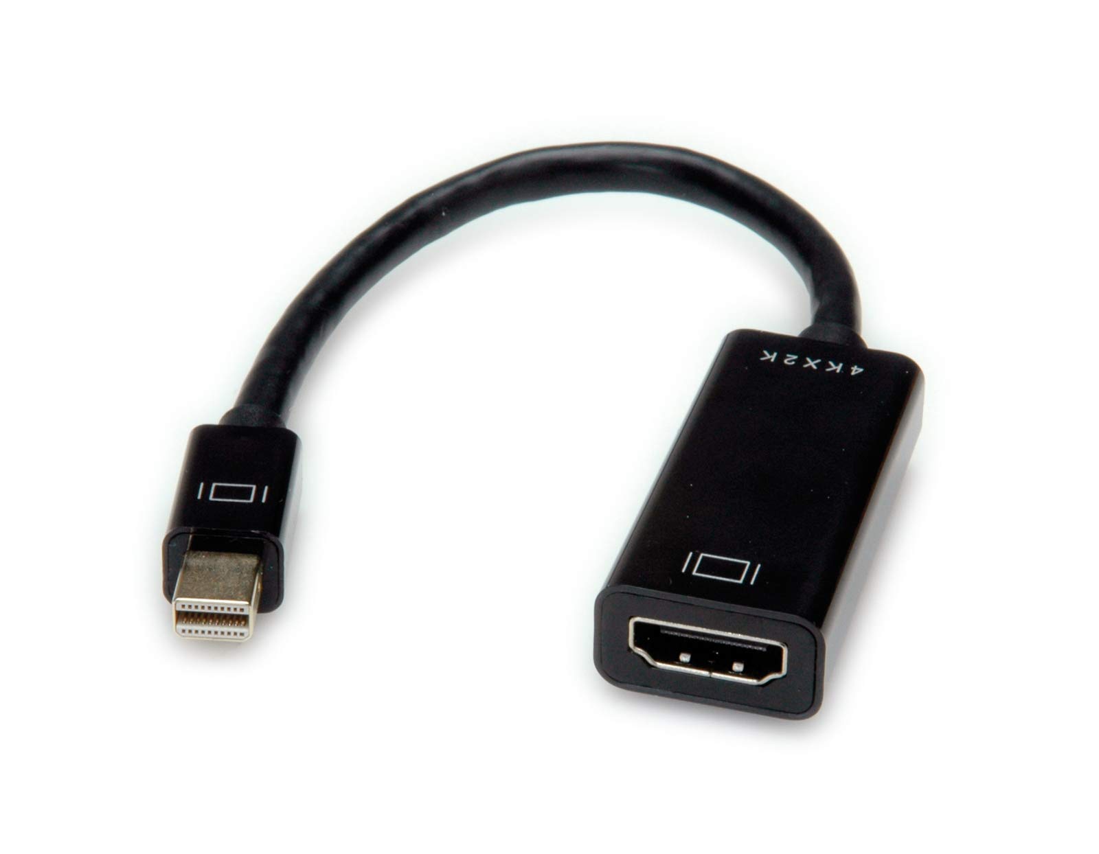 VALUE Mini DisplayPort Adapter HDMI | v1.2 | Wtyczka Mini DP - gniazdo HDMI | rozdzielczość 4K do 3840 x 2160 @30 Hz!