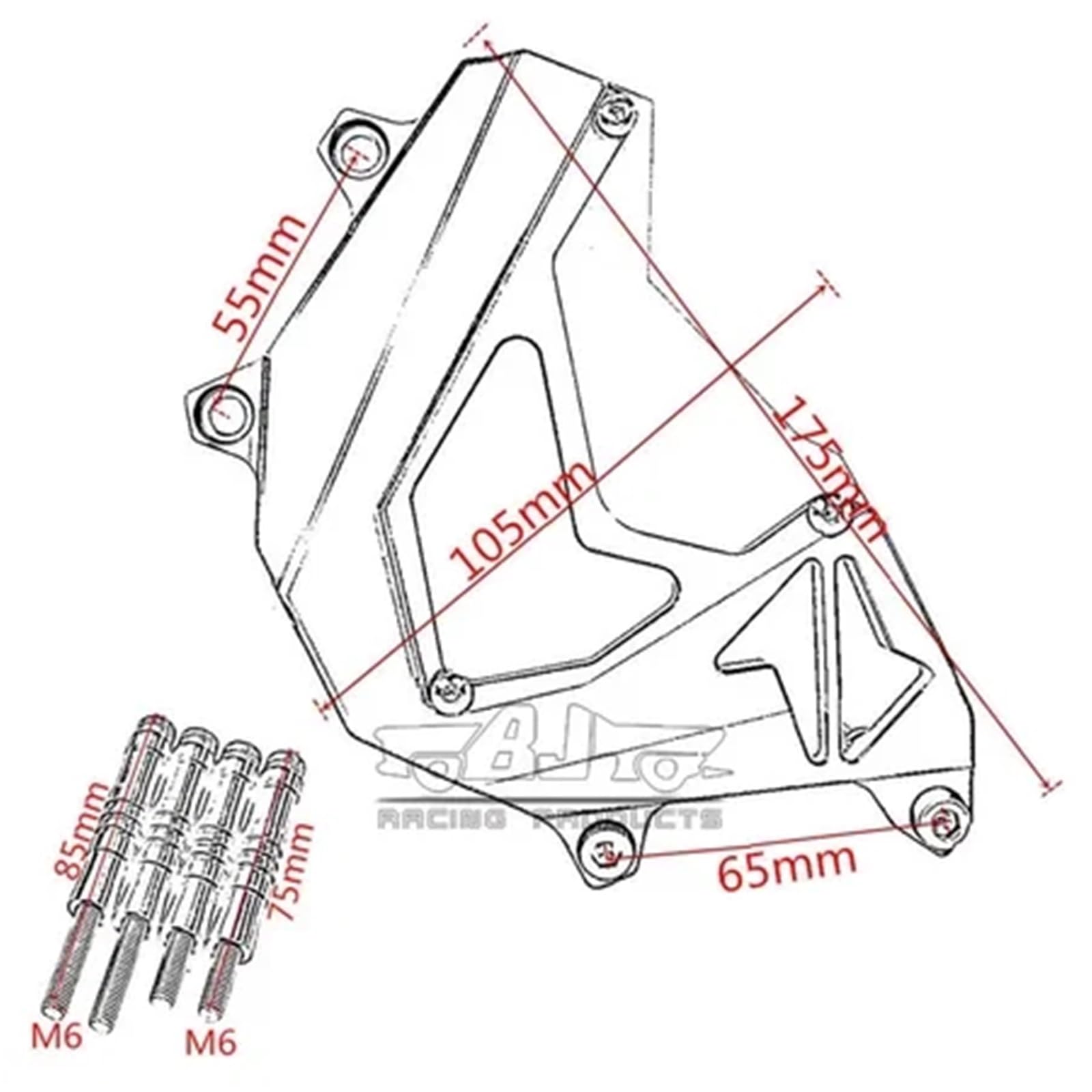 Kit Guidage Rouleau Chaîne Housse de protection moteur pour moto Kawasaki Z800 Z750 2015 2014 2013 Z 800 750 Z-800 Z800 2016 Protection Chaîne Pignon de Moto(2)