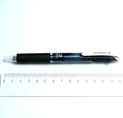 Miniatura 2 de Uni Jetstream 3 - Bolígrafo de tinta azul de 0.028 in, negro (SXE340007.24) (paquete de 2)
