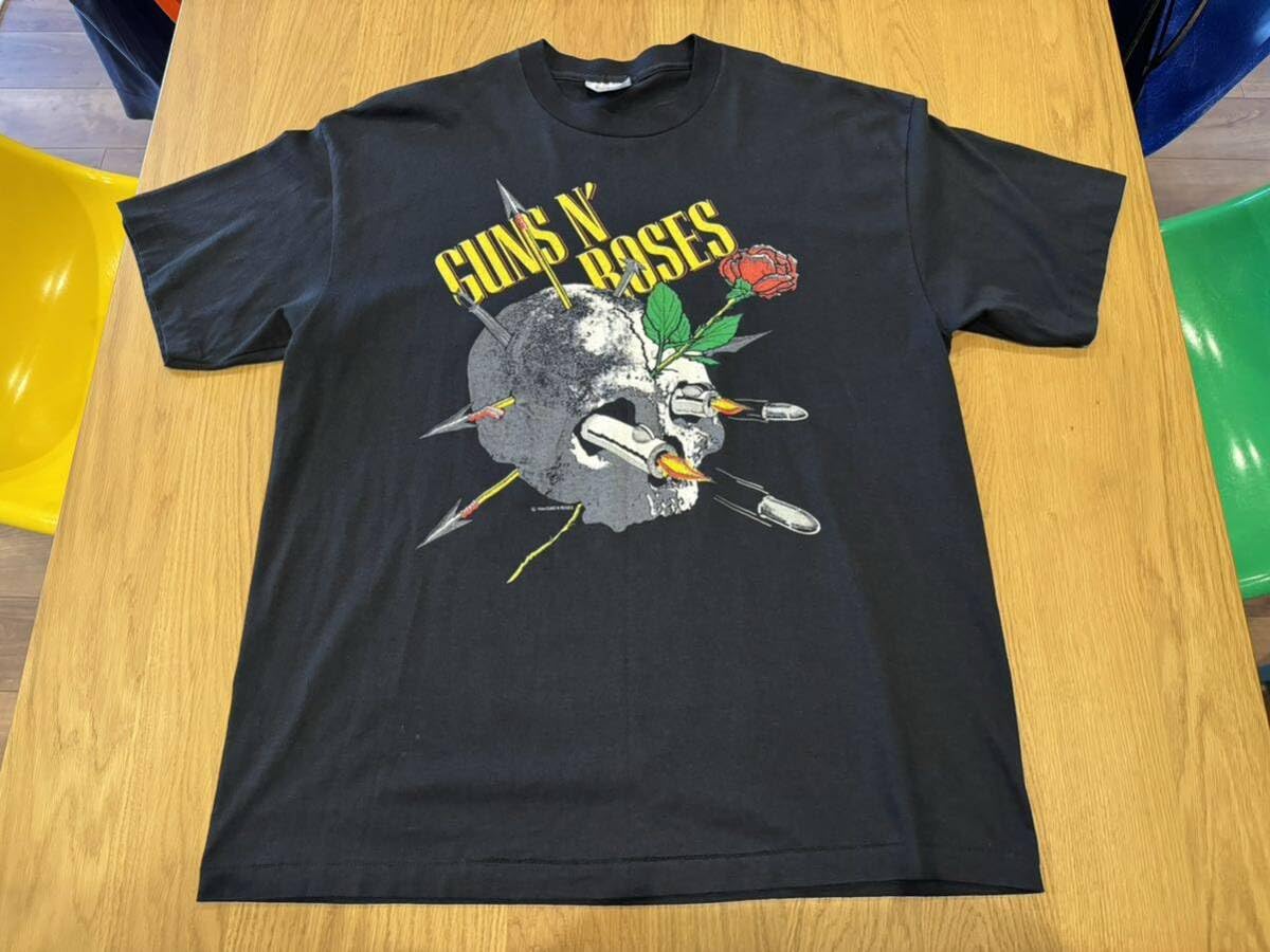 Amazon.co.jp: レア 80s Vintage GUNS N ROSES ガンズ Tシャツ XL 