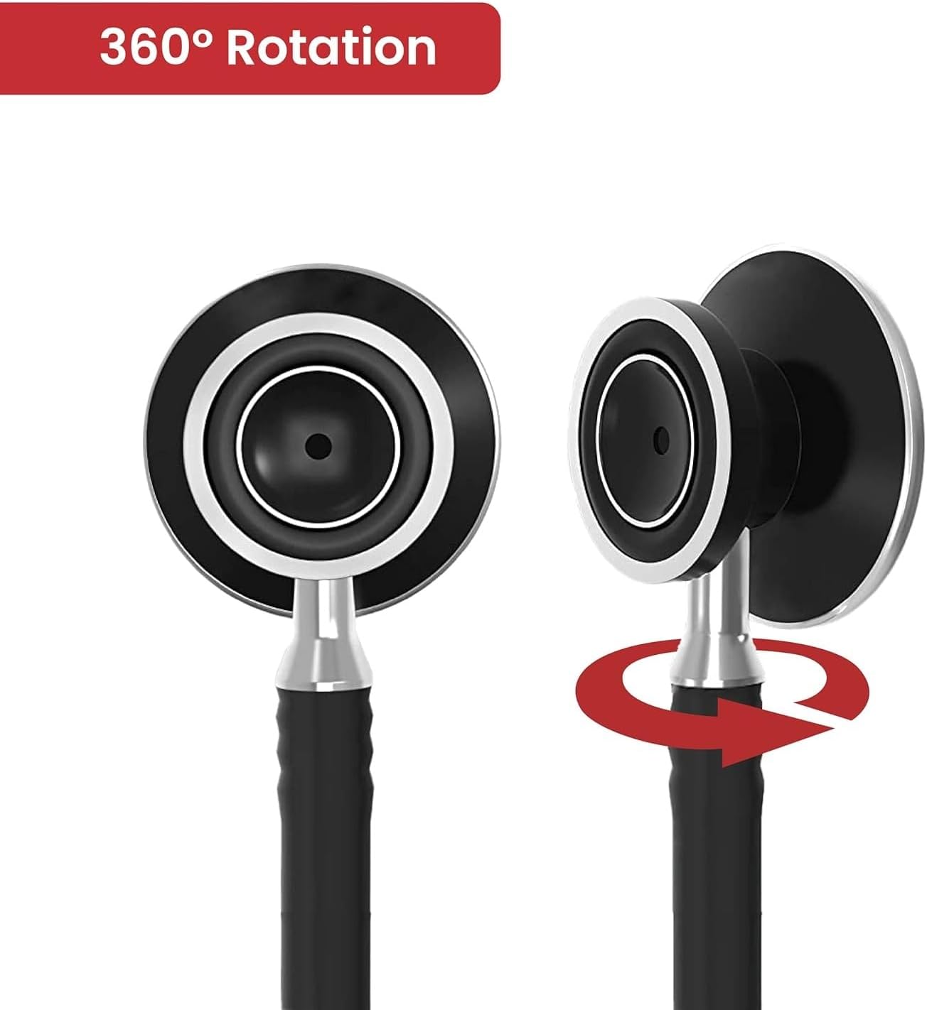 Aluminium Anchor Stethoscope for Doctors & Medical Students - (Dual Head)