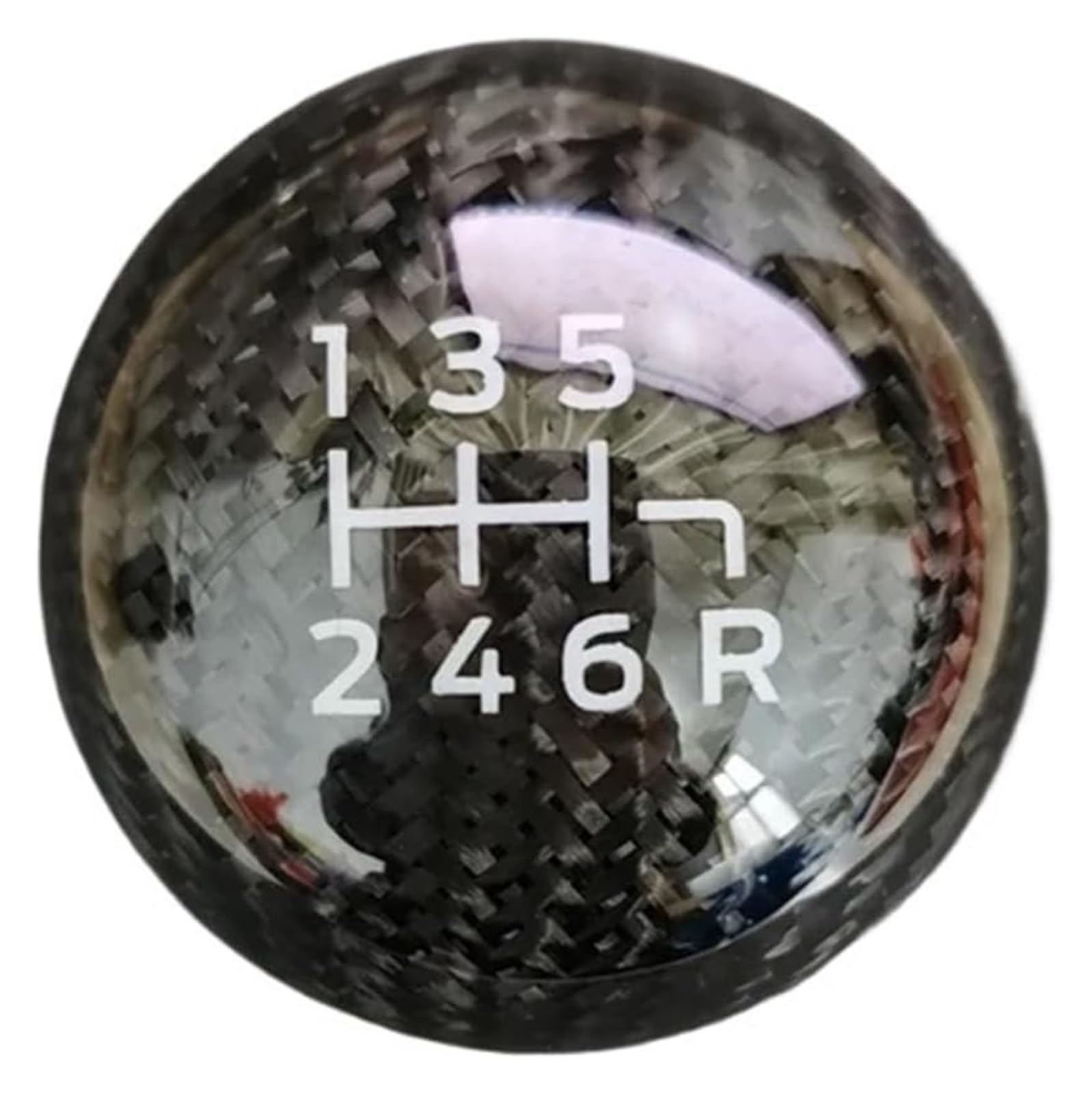 Démarrage Pommeau pour Focus pour Fiesta RS St Boîte De Vitesses Manuelle À 6 Rapports Pommeau Levier en Fibre Carbone Racing (RR)(R R)