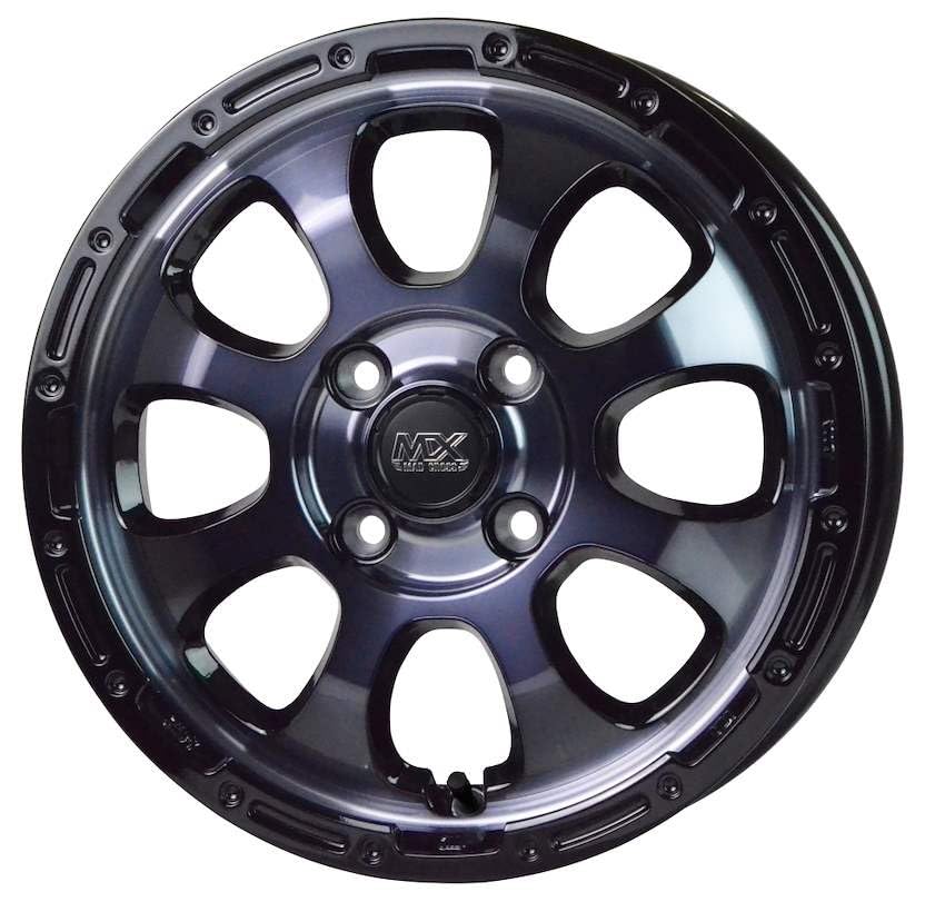 12インチ マッドクロスグレイス アルミホイールセット Amazon | 【ホイールのみ 4本セット】12インチ MAD CROSS GRACE 4B+43