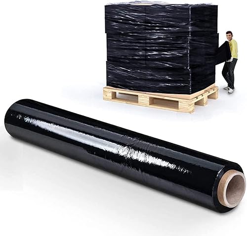 Set di rotoli di pellicola per pallet nera 400 mm