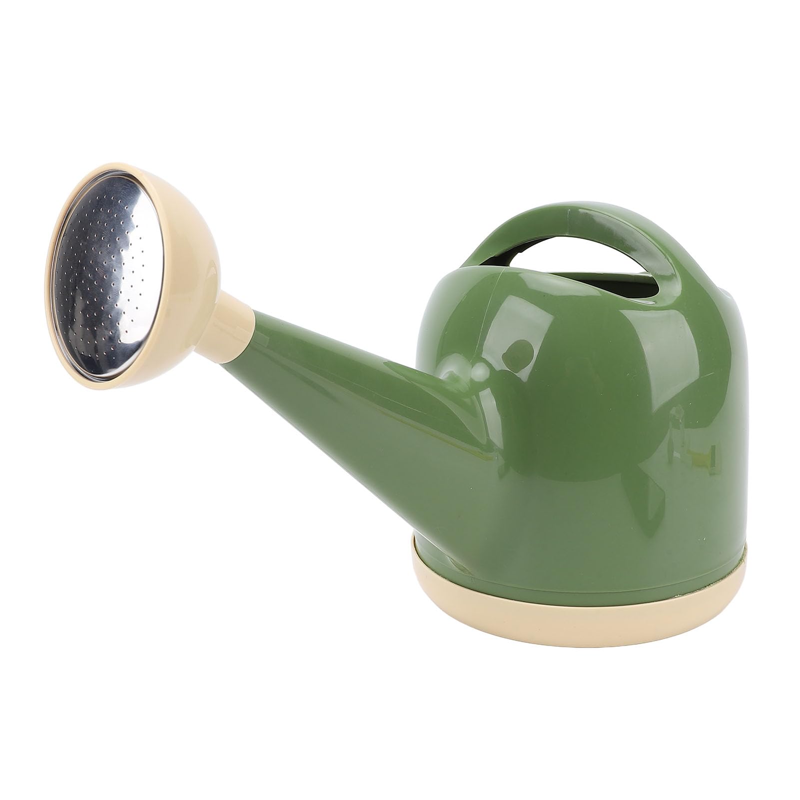 Stainless SteelWatering, Indoor Watering Can 4L 23.5cm Spout Stainless Steel Spray Head PP Multicolor(Dark Green)