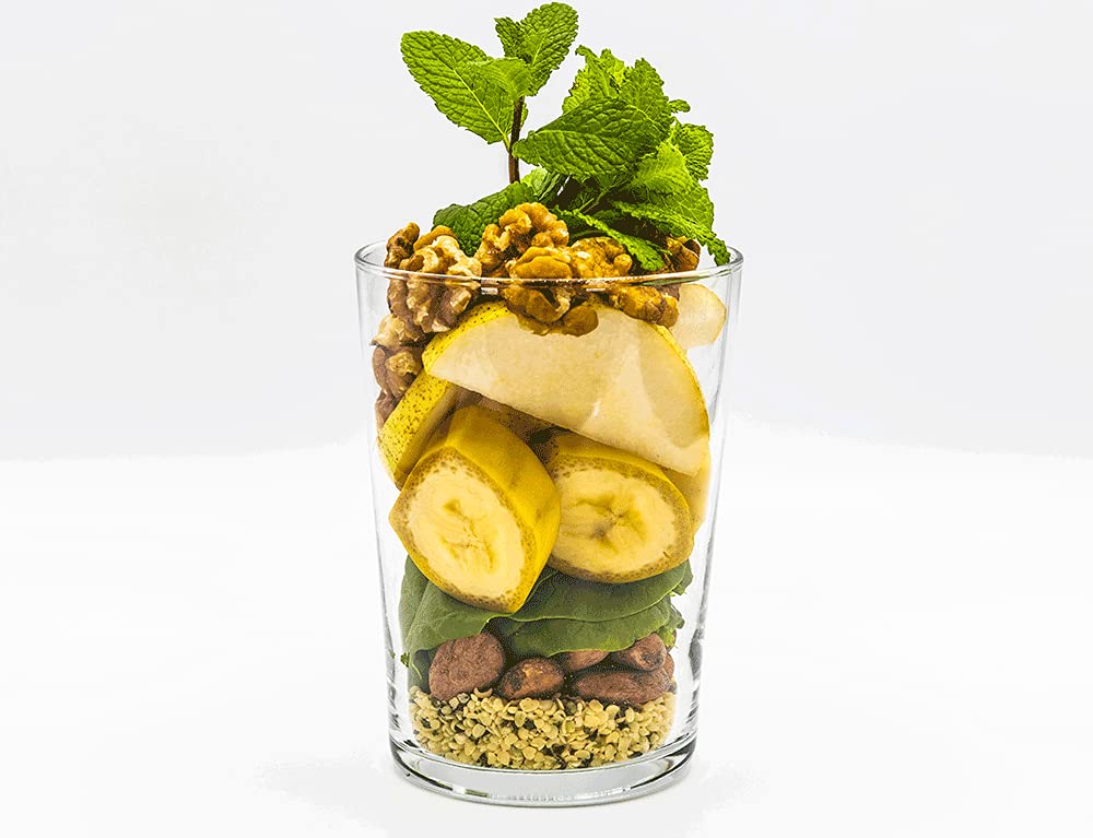 Pack de 9 unidades de comida preparada y congelada Frutify. Selección de smoothies, powerballs, puding de chía y bowls veganos elaborados con frutas y verduras 100% naturales