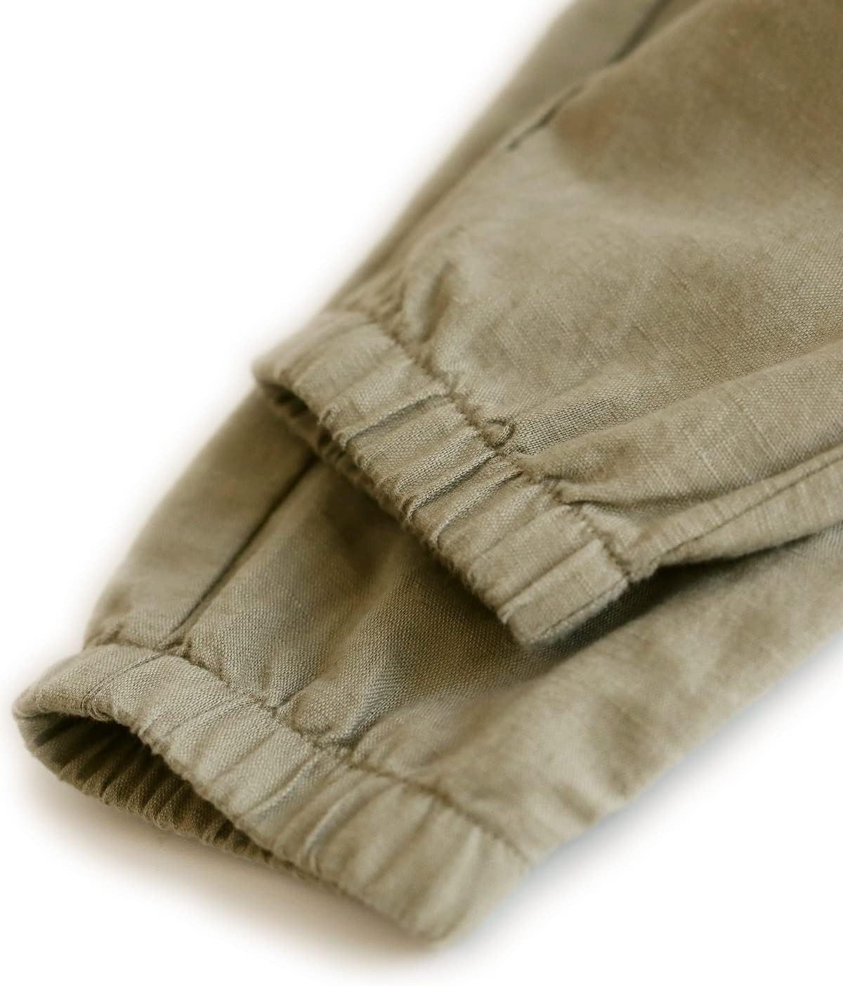 CUNYI Boys' Linen Pull-On Jogger Pants Solid Color Casual Pants - Image 6