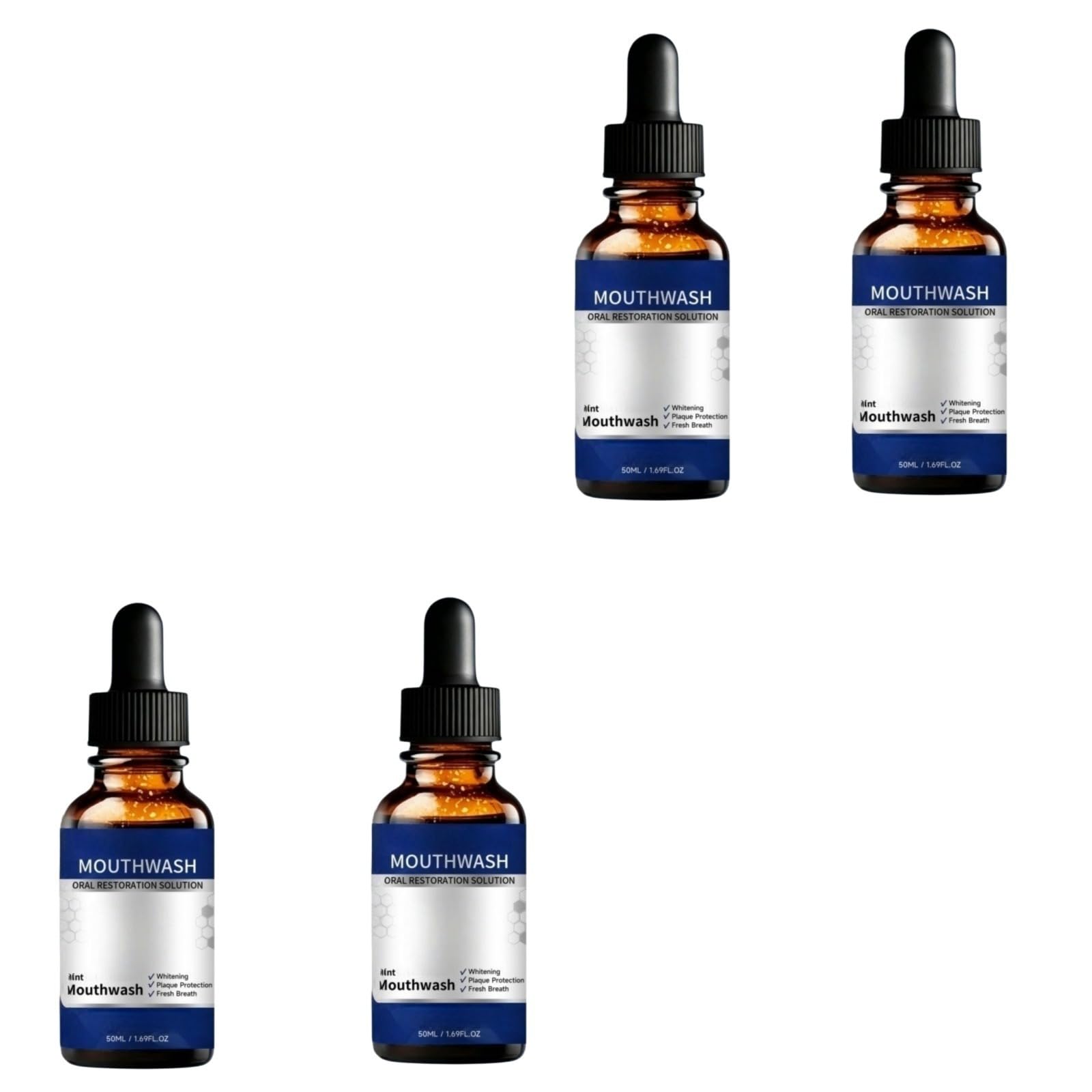 Mouthwash Oral Restoration Solution - Dentifricio all'olio essenziale di menta per soda dolcezza, sbiancamento dei denti e protezione contro la placca