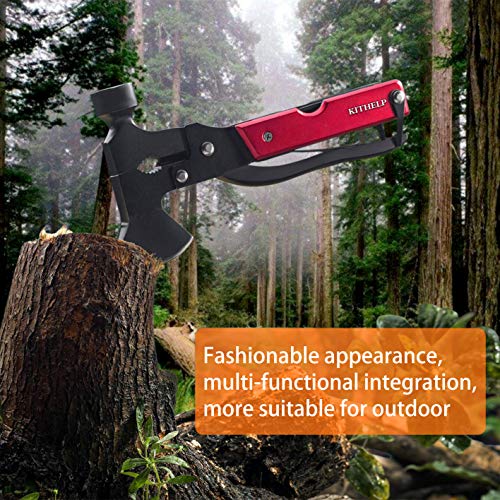 KITHELP Camping Gear Survival Multitool - Camping Gifts for Men Dad Husband Boyfriend Best Camping Accessories Survival Supplies Outdoor Tools - Thumbnail 4