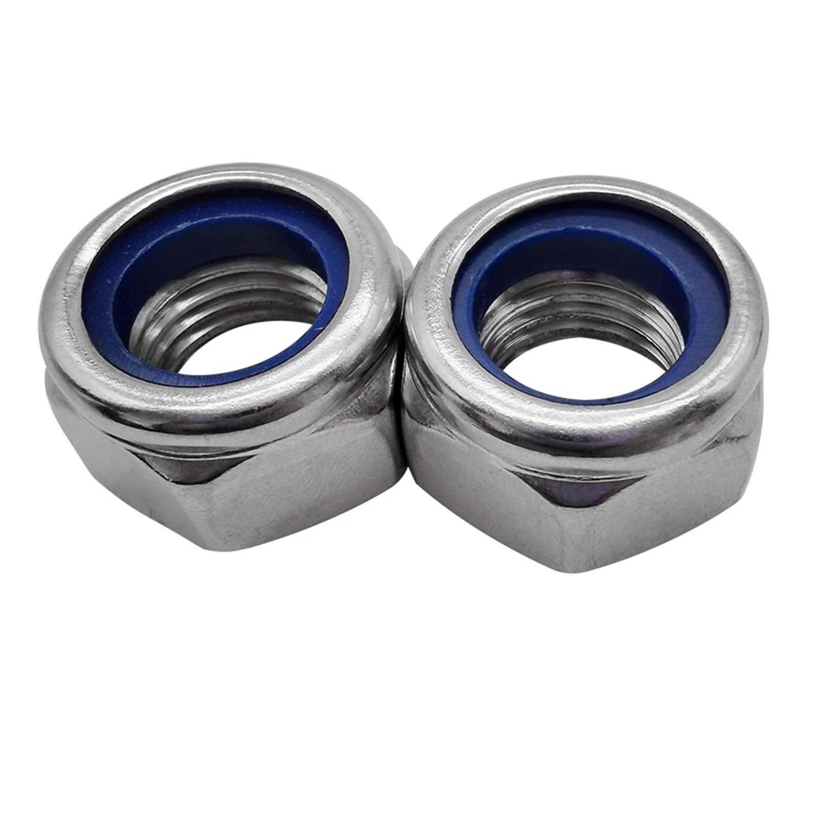 Tuerca de seguridad de nailon de acero inoxidable M2 M2.5 M3 M4 M5 M6 M8 M10 M12 M14 M16 M20 M24 M27 M30 DIN985 Tuerca de seguridad hexagonal(M27 1PC)