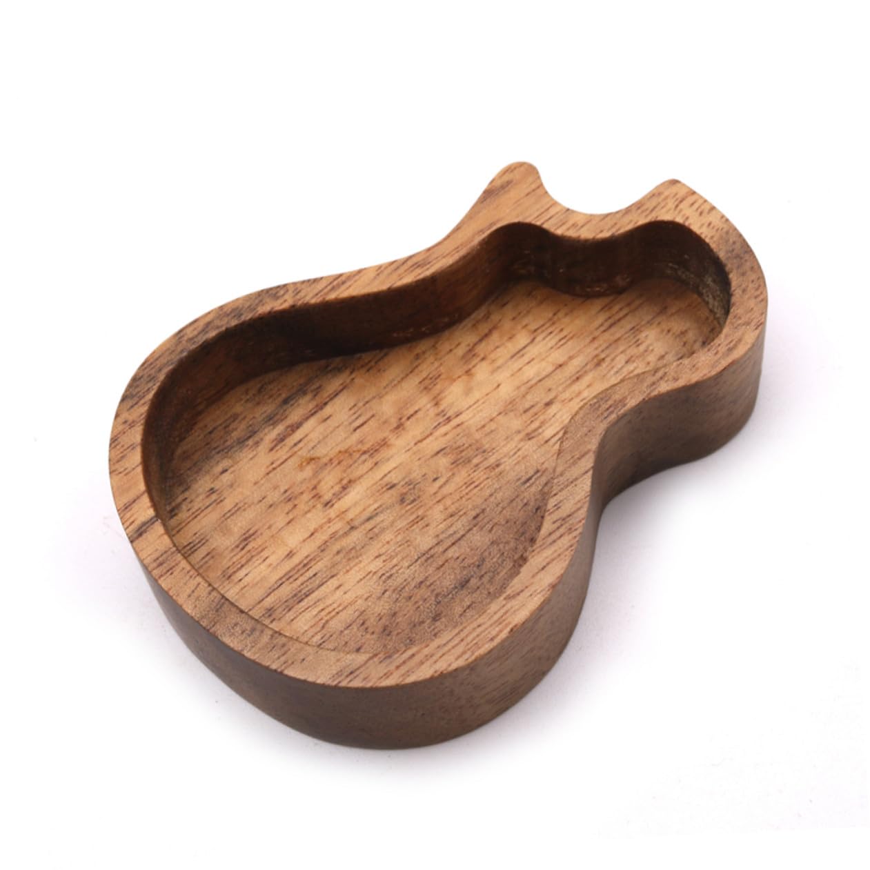 ifundom 2juegos Caja Forma De Guitarra para Púas Púas De Madera Accesorios para Guitarristas Logo para Guitarra Ukelele
