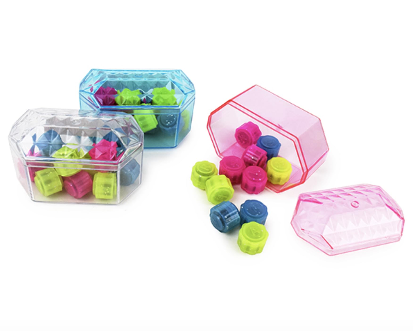 caincosmetic Korean Traditional Jacks Stone Gonggi Konggi Play Game Set - Set of 2, Random Colors, 15 Pieces per Box