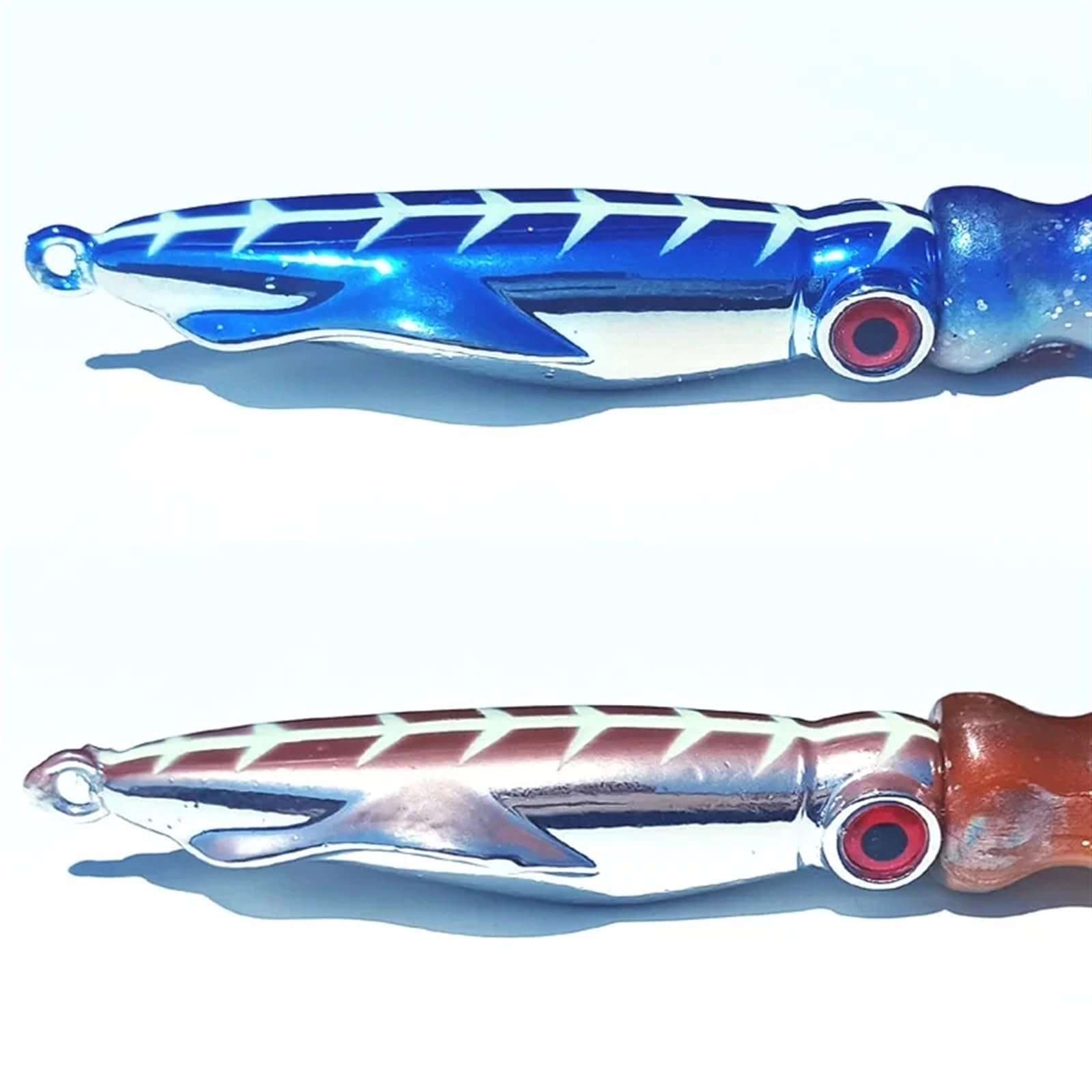 1pc 60g100g120g150g200g Cabeza de Metal Pulpo Falda Jig Kingfish pargo Mero señuelo Lento Jigging Cebo de Pesca Artificial