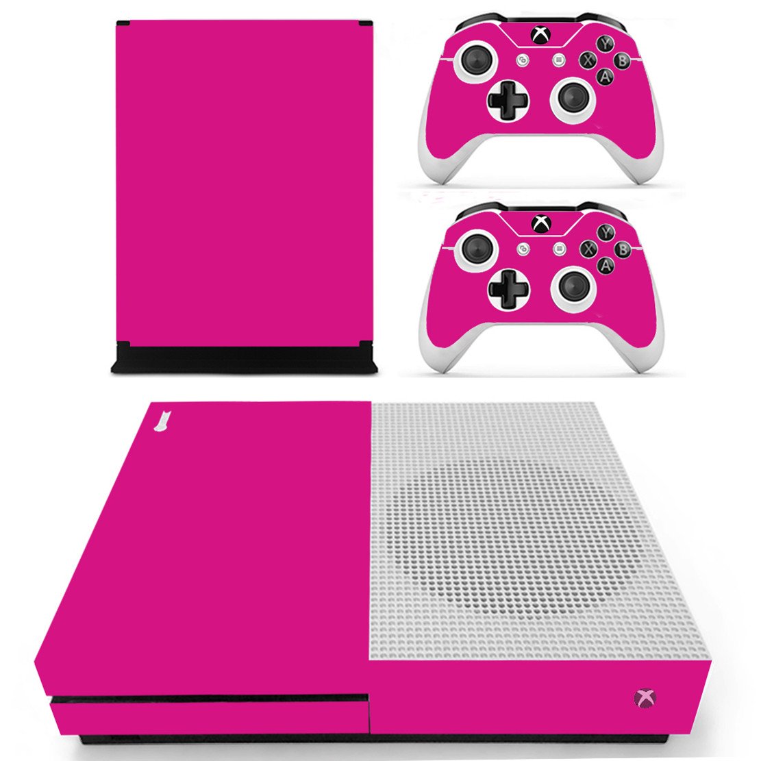 DOTBUY Vinyl Decal Full Body Skin Sticker For Microsoft Xbox One S Console And 2 Controllers And Kinect 2.0 (Carbon Fiber Black) — view 34