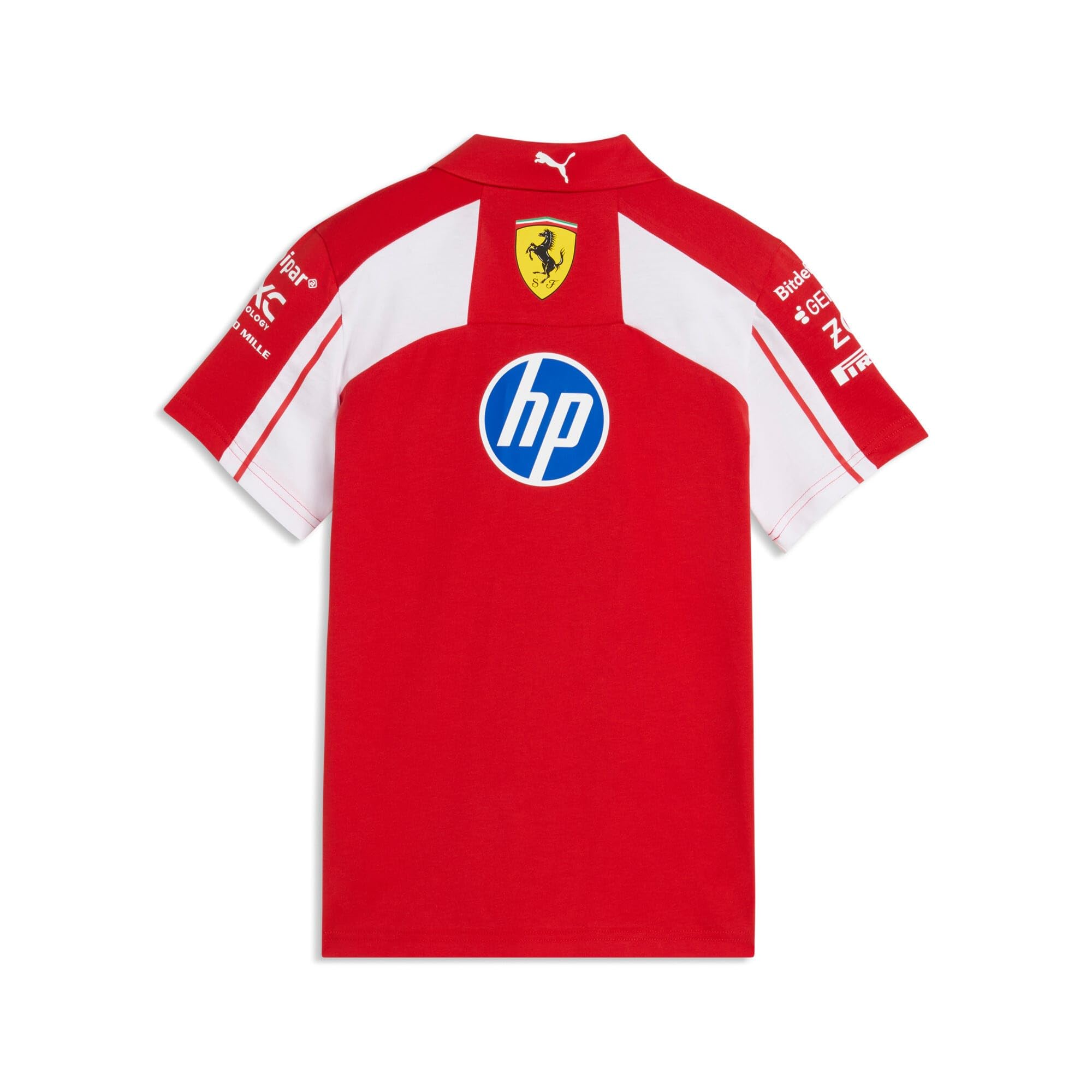 PUMA Scuderia Ferrari F1 2026 Polo del Equipo para niños - Rojo
