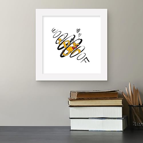 Miniatura 4 de Trends International Gallery Pops Disney Mickey and Friends - Póster de pared de Pluto Woof, 12.00 x 12.00 pulgadas, versión de marco blanco