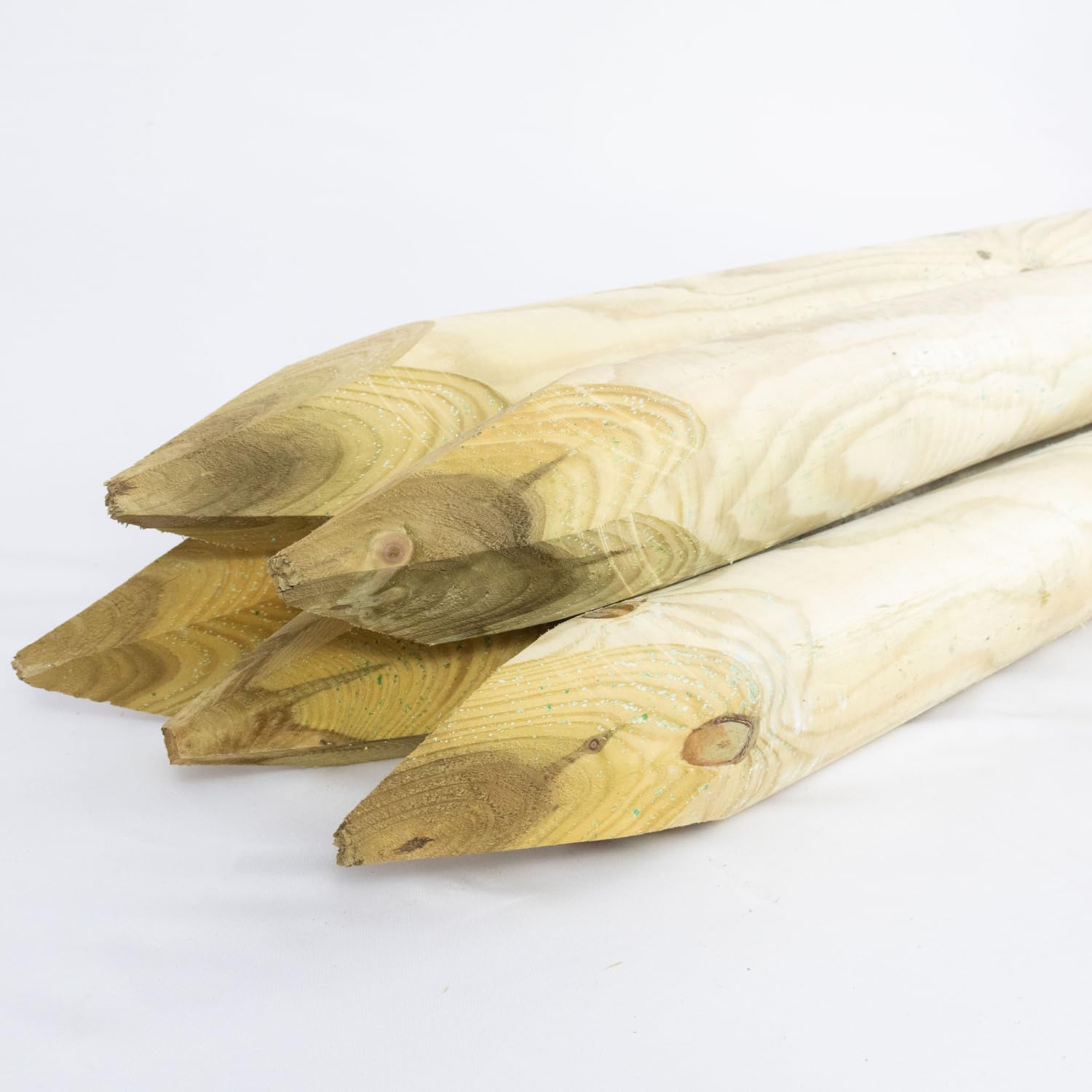 Pali Per Recinzioni Legno Tondi Staccionata 150 x 8 cm Set da 5 Staccionatura Supporto Palo Tondo Recinzione Giardino Orto Aiuole Delimitazioni Esterne Palizzata