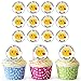 Produktbild Vorgeschnittener Personalisierter Kuss Emoji Smiley - Essbare Cupcake Topper / Kuchendekorationen (24 Stück)