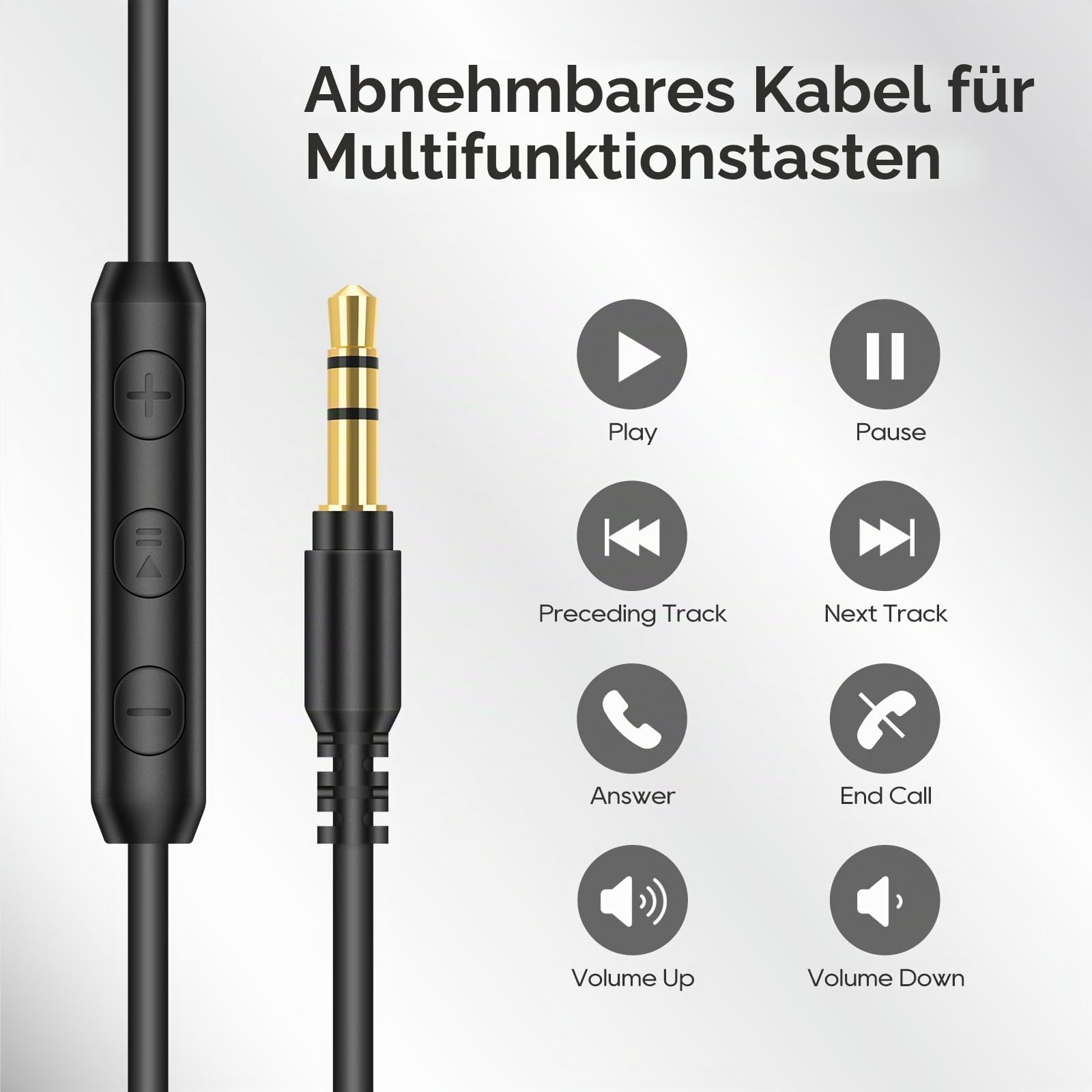 Srhythm HD75 Kabelgebundener DJ-Kopfhörer für Studio/Party/Guitar