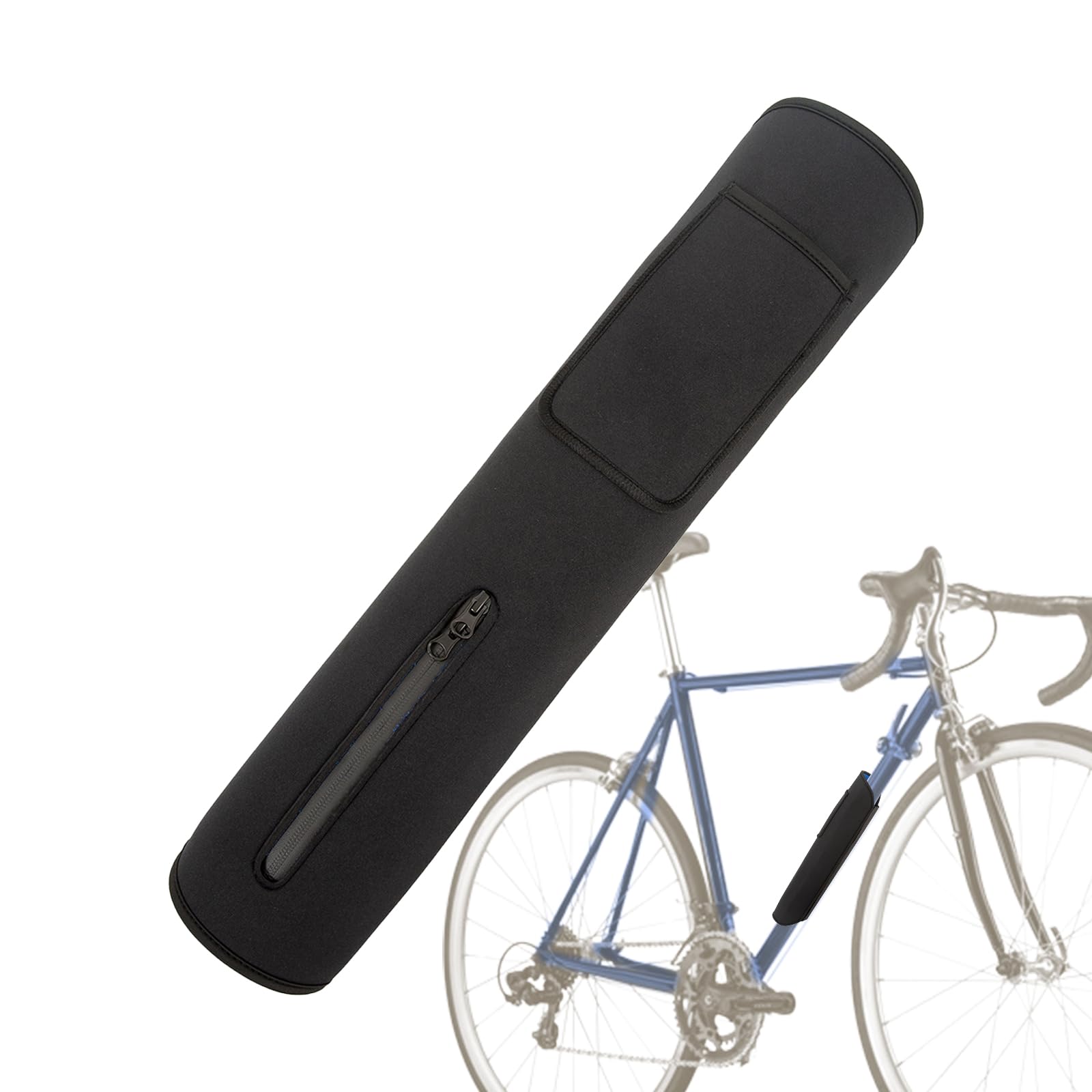 CFHOOAY Ebike Battery Protective Cover, Waterproof, Neoprene, Black, 54 x 38 cm, Zipper, E-bike Accessory