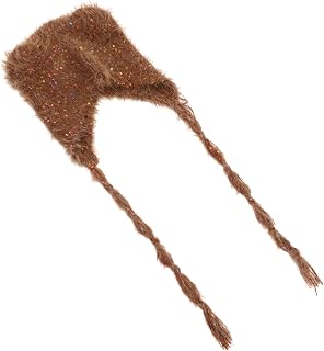 Sombrero de lana caliente sombrero de confort mantener la gorra caliente sombrero de mujer sombreros para mujeres de moda sombrero cálido y a prueba de frío gorro Acrílico Café