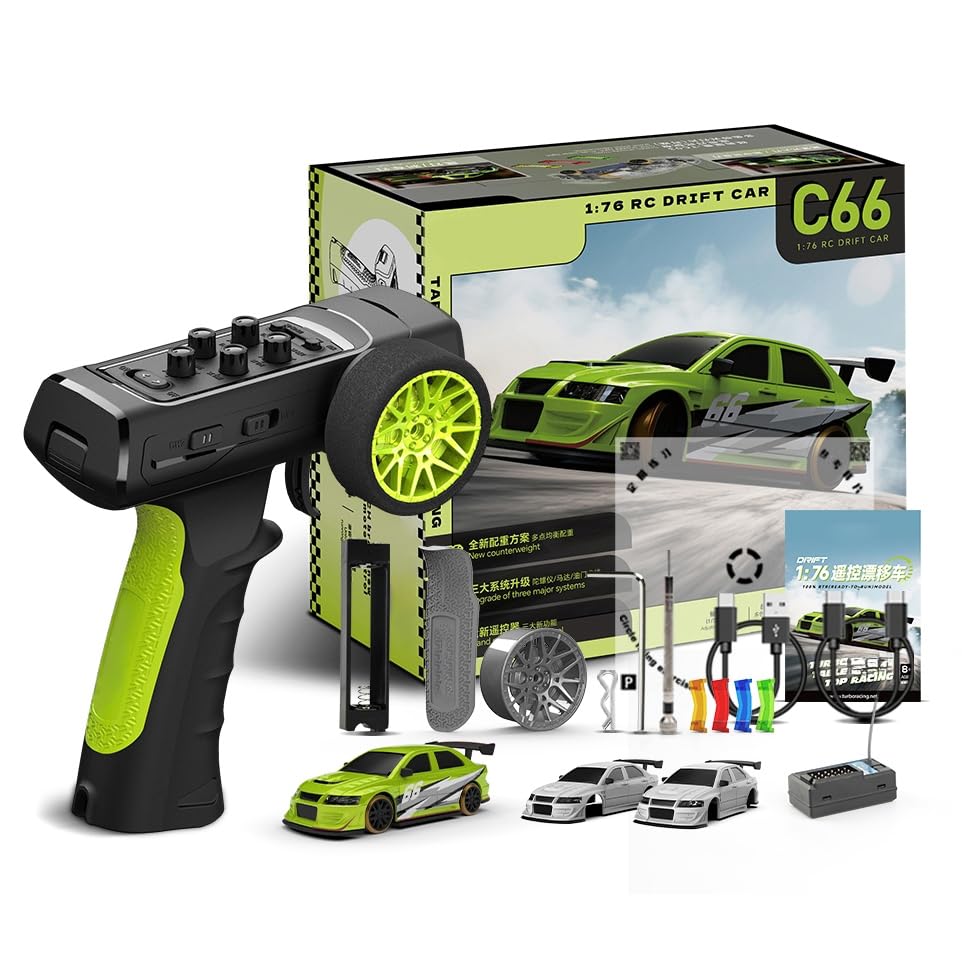 Amazon.co.jp: ARRIS C66 1:76ドリフトカー 1/76ミニRCカー 30分連続