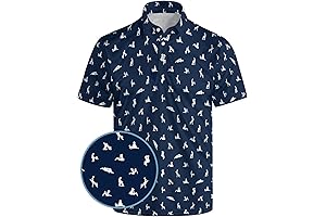 Funny Golf Button Up Shirts for Men