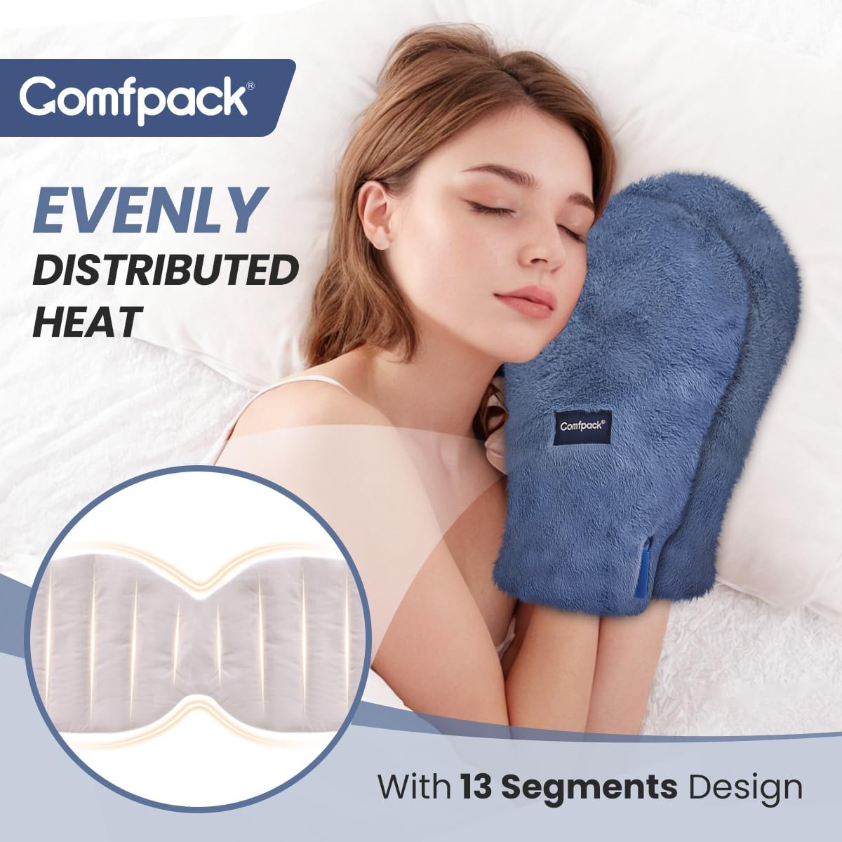 Comfpack Guantes térmicos para microondas para artritis, guantes de calefacción para manos y dedos, calentador de manos para terapia de calor para aliviar la artritis, túnel carpiano, inflamación,