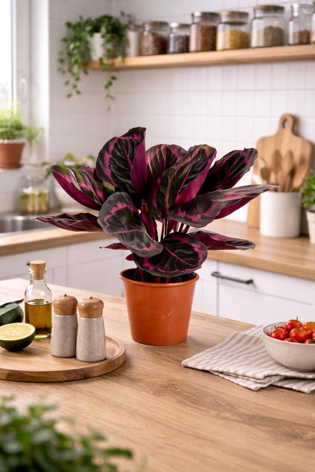 Calathea roseopicta 'Surprise Star' XL  Pflegeleichte Exotische  Zimmerpflanze mit Rosa Musterung | Ideal fr Dein Zuhause, Luftreinigend &  Pflegefreundlich : Amazon.de: Garten