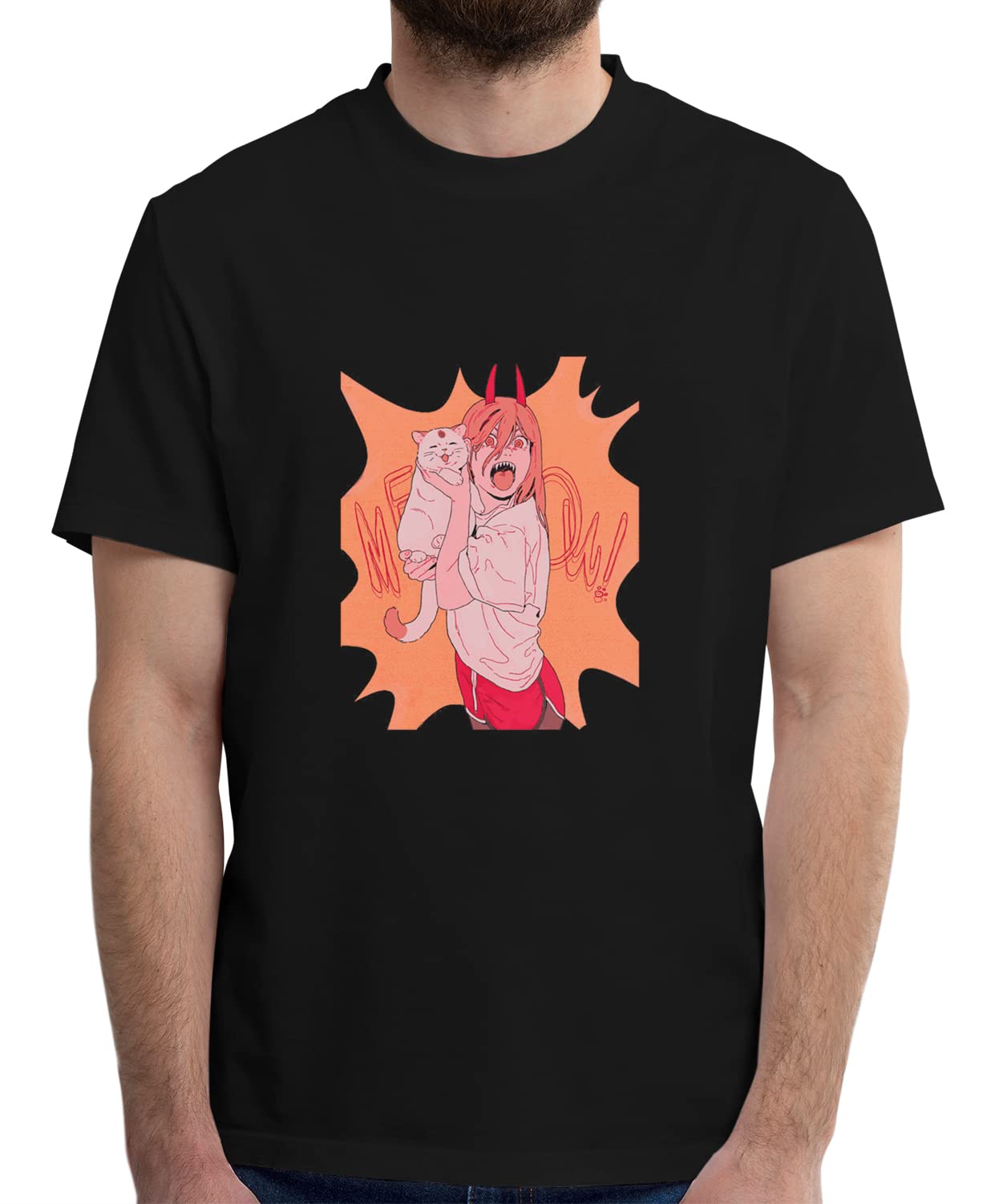 SkribbleChainsawman Power's Fiery T-Shirt Perfect for Fans of The Manga Series T-Shirt by OmegaShenron