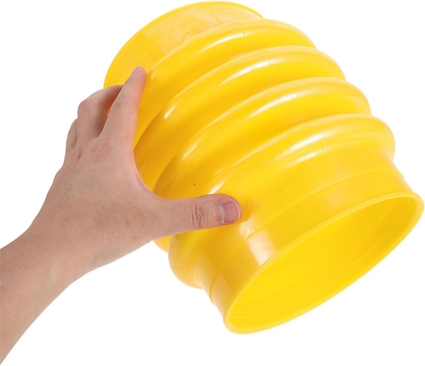 KICHOUSE Construction Tamper Bellows Boot - Anti Vibration Rubber Sleeve Guard for Tamping Machine - Dust Protection Replacement Sleeve for Soil Compactor 6.7" Hole