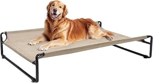 Miniatura 9 de Veehoo Cama elevada original y refrescante para perros, cama elevada para perros grandes, cama portátil para mascotas de pie con malla transpirable