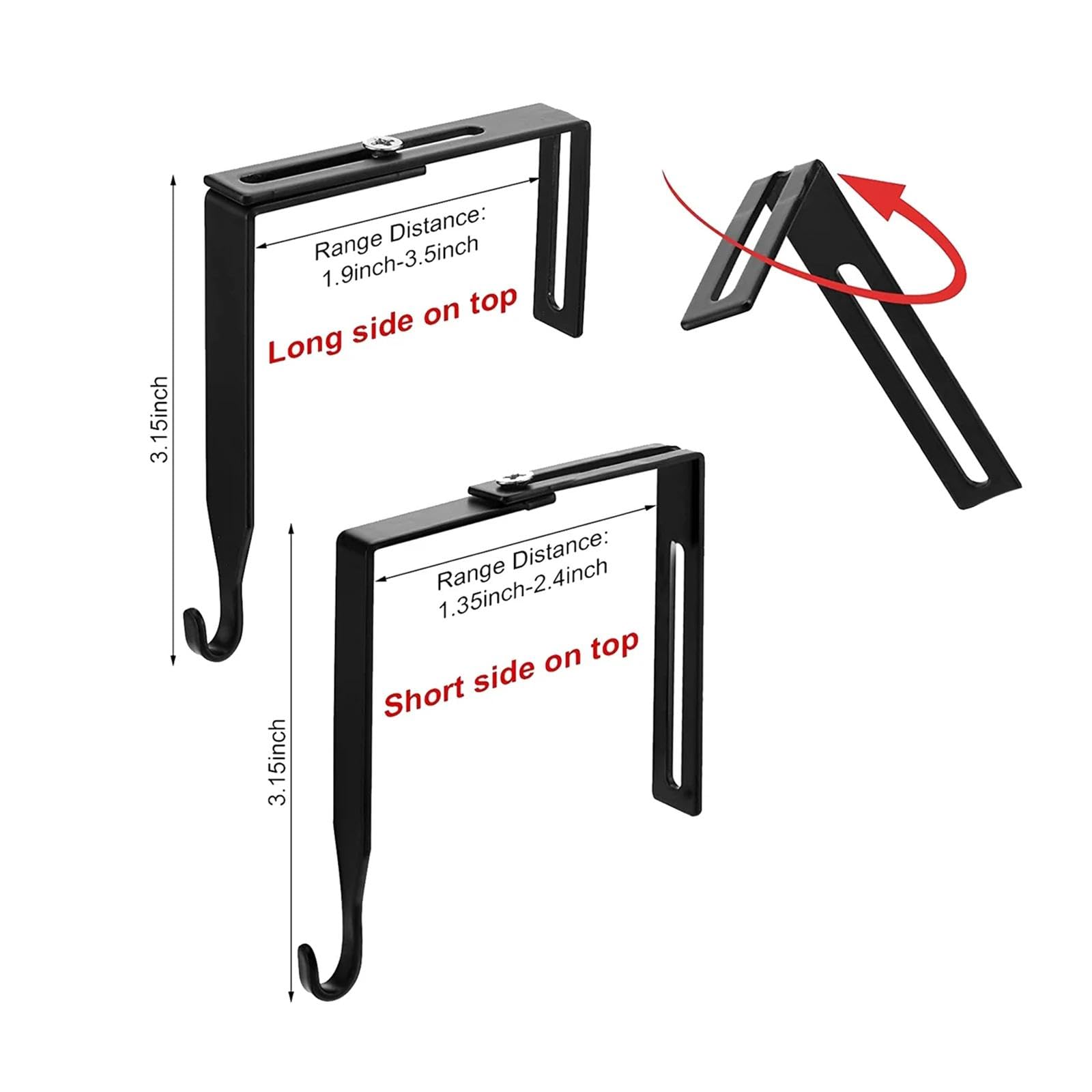 10 Pieces Cubicle Hangers Hanging Coats Hooks for Jacket Hat Clothes