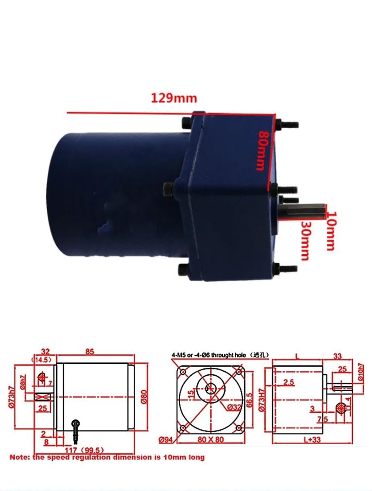 Amazon.com: GTPBAO Speed Regulate 4IK25RGN-C Speed Control Motor