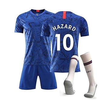 Chelsea HAZARD 10 シャツ 2017-18 Chelsea Home Shirt Hazard #10 - 10/10 - (M)