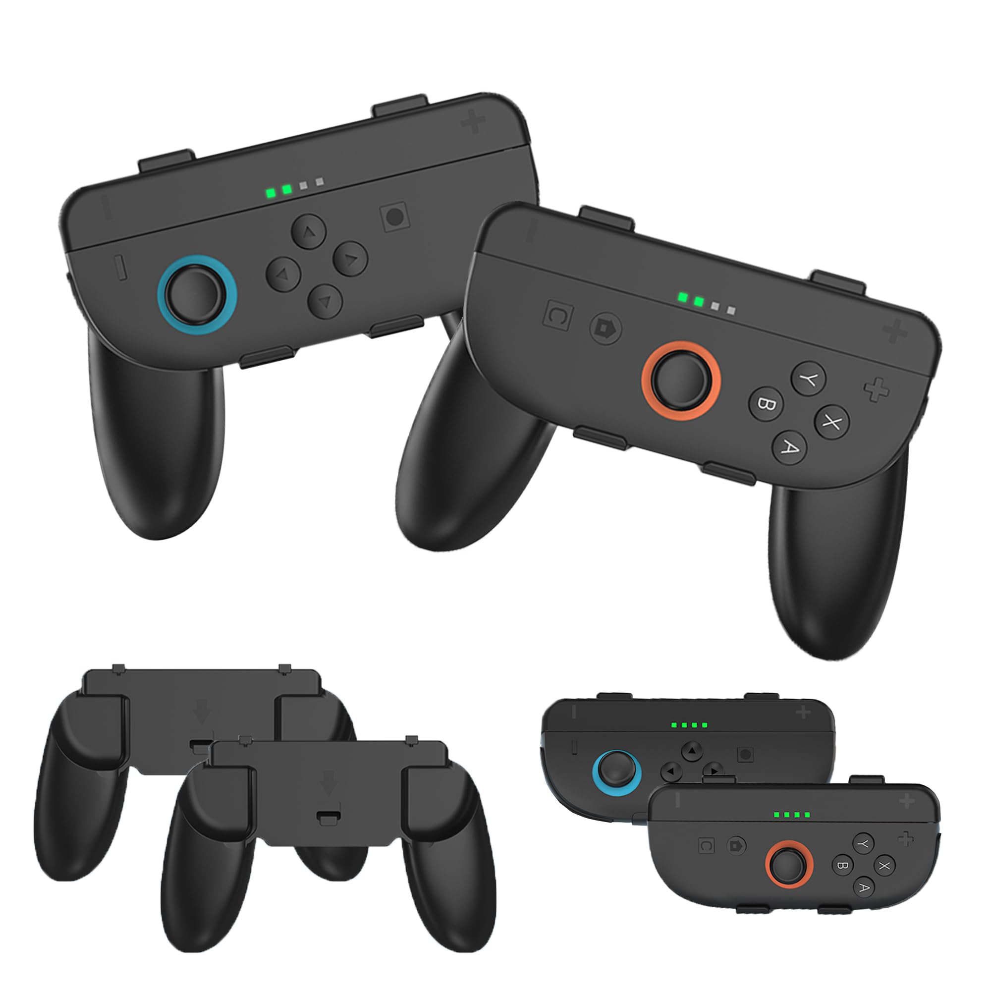 Amazon.com: 2in1 Hand Grip for Switch 2 2025 with Wrist Strap