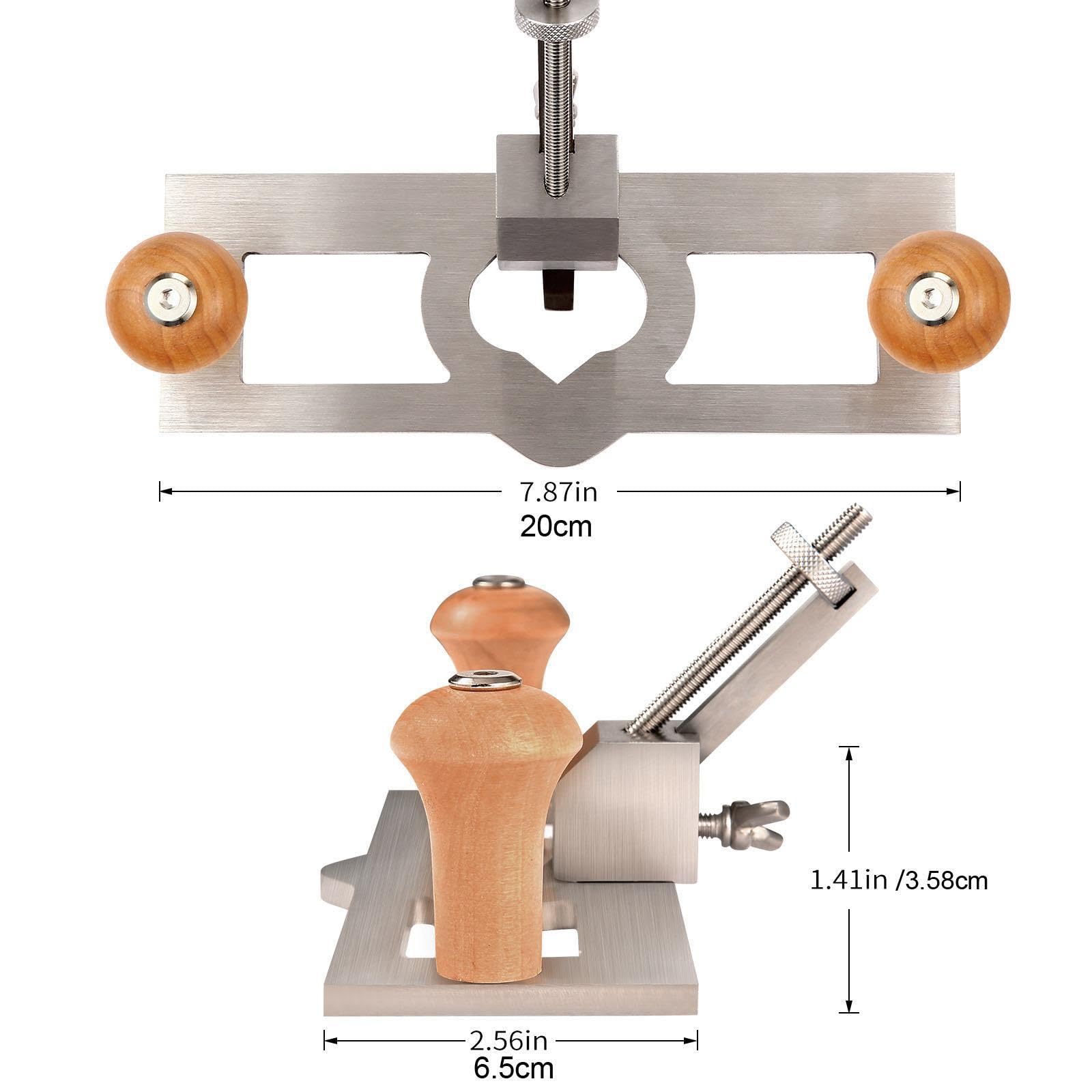 kowaku Router Plane Herramienta Manual para Pulido Y Rebanado de Madera con Diseño Ergonómico Compacto Adecuada para Carpinteros Profesionales Proyectos, Paquete