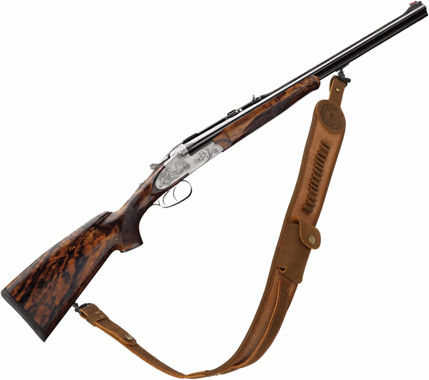 TOURBON .22LR .22WMR .17HMR Cal Cartridge Shell Holder Bandolier Rifle Belt Shoulder Strap