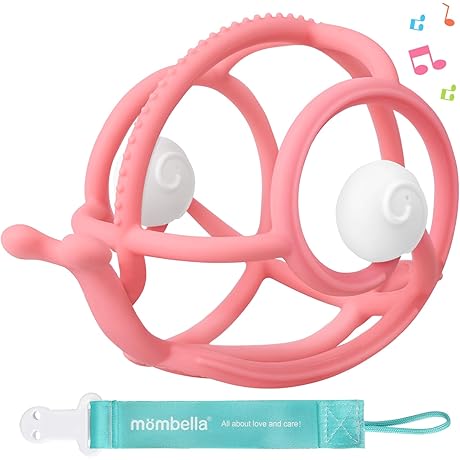 Mombella Snail Teether - Fun and Functional First Teething Toy