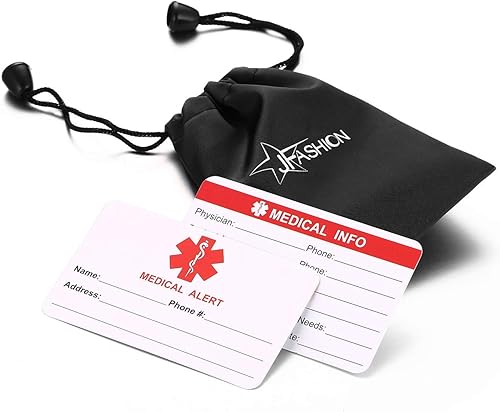 Miniatura 7 de Pulsera de alerta médica para mujer  Pulsera de emergencia con identificación de alerta médica para diabetes T1D T2D T2D para niñas y niños