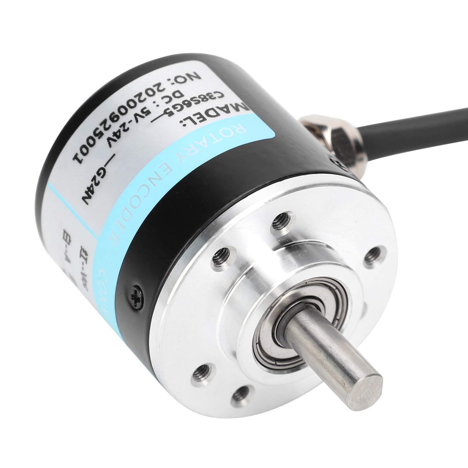 Codeur Rotatif Optique Incrémental À Arbre Solide 1024B Composant De Contrôle De Mouvement Triphasé 30KHz Pour Machines Industrielles Et Systèmes De Positionnement