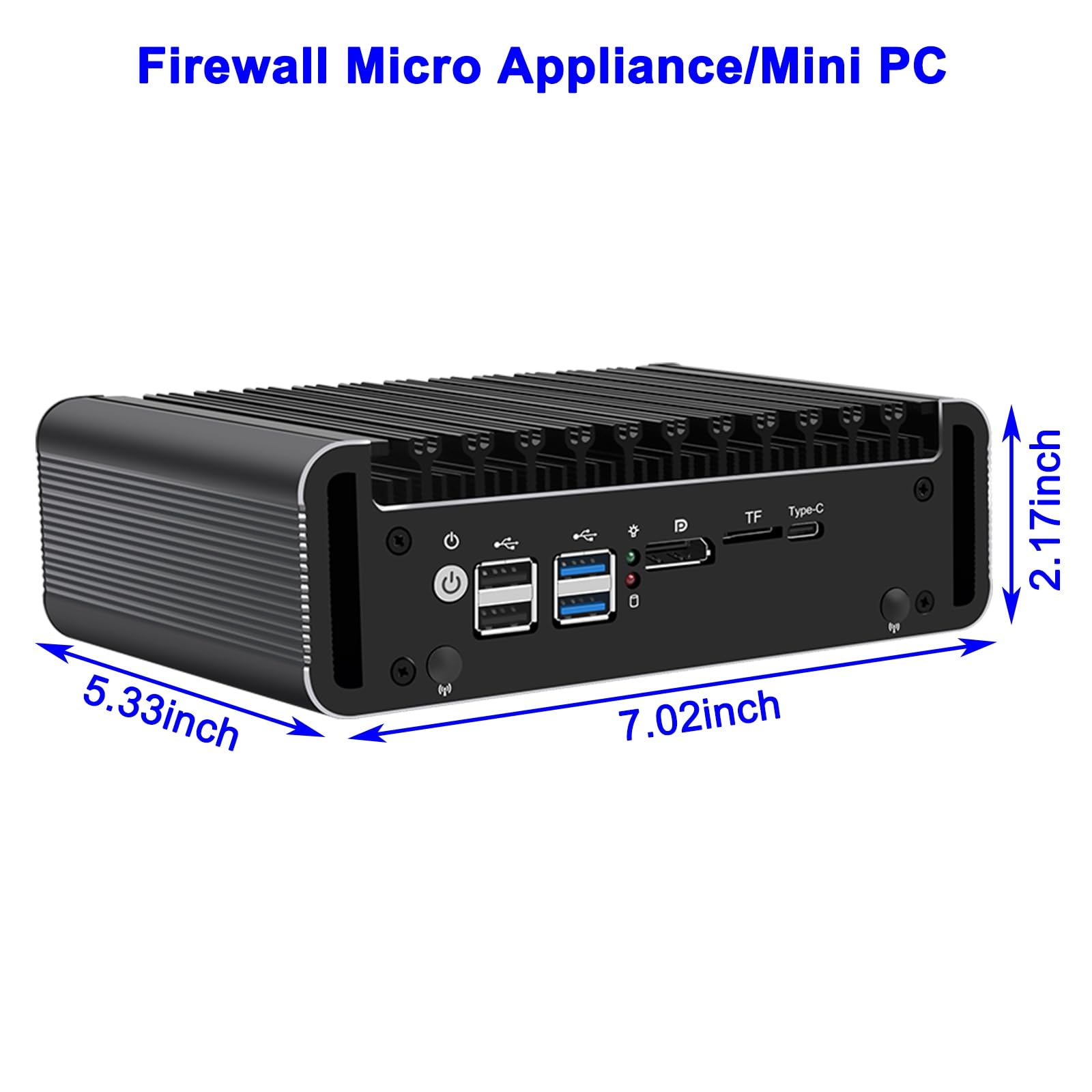 Amazon.com: Firewall Micro Appliance, Fanless Mini PC Intel N100