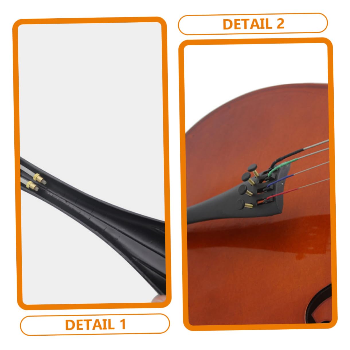 ibasenice 4sets Accessori Per Violoncello Cordiera e Cordiera Pratica Facile Da Installare e Resistente Perfetta Per Musicisti Professionisti e Appassionati