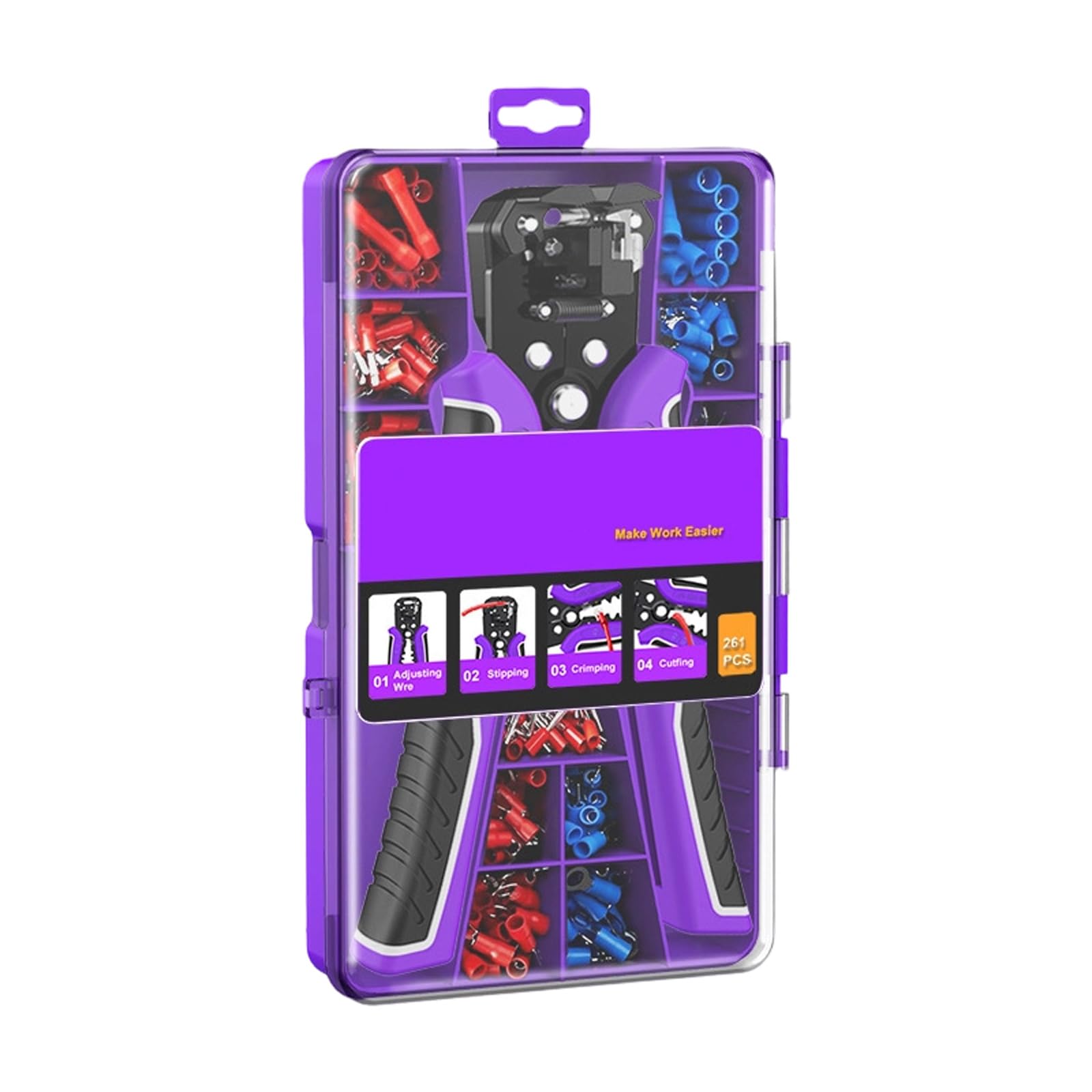 Zbiianxer Wire Stripper Set Ergonomic Automatic Wire Stripper Cutter Crimper With For Electricians Safe And Efficient Work Stripper