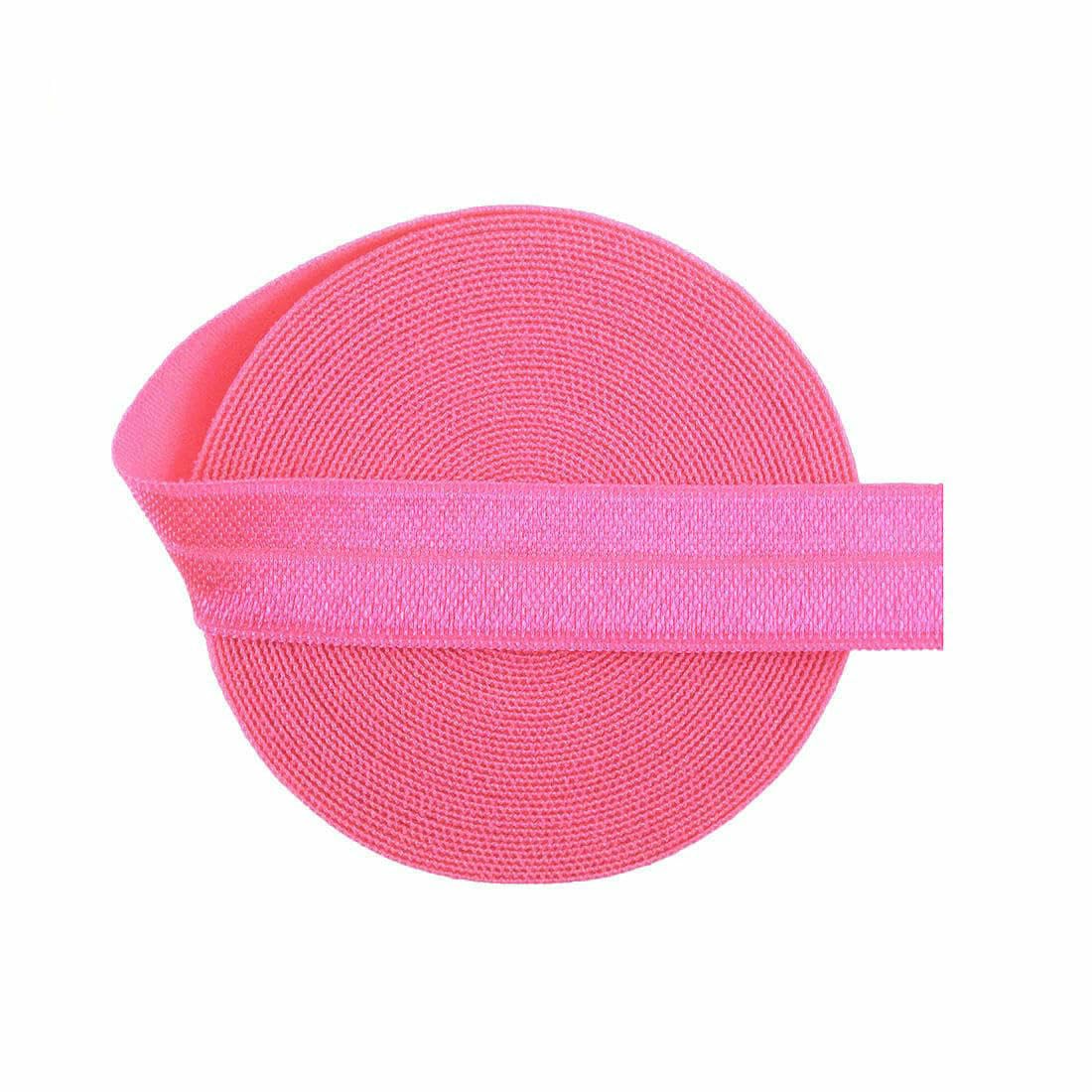Elástico brillante plegable de 15 mm (5/8") de spandex sólido, banda de satén para el cabello, diadema, liga para el cabello, adorno para ropa interior y vestidos, color azul marino claro, 15 mm, 10